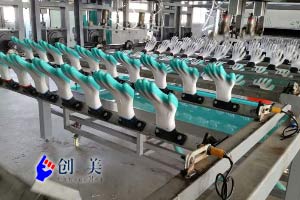 PU掛膠手套生產(chǎn)線